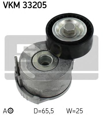 VKM 33205 SKF Обводний ролик1